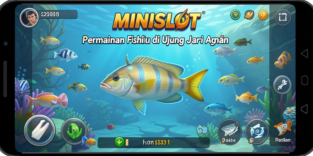 Tangkapan ikan besar dan grafis memukau dalam gameplay.