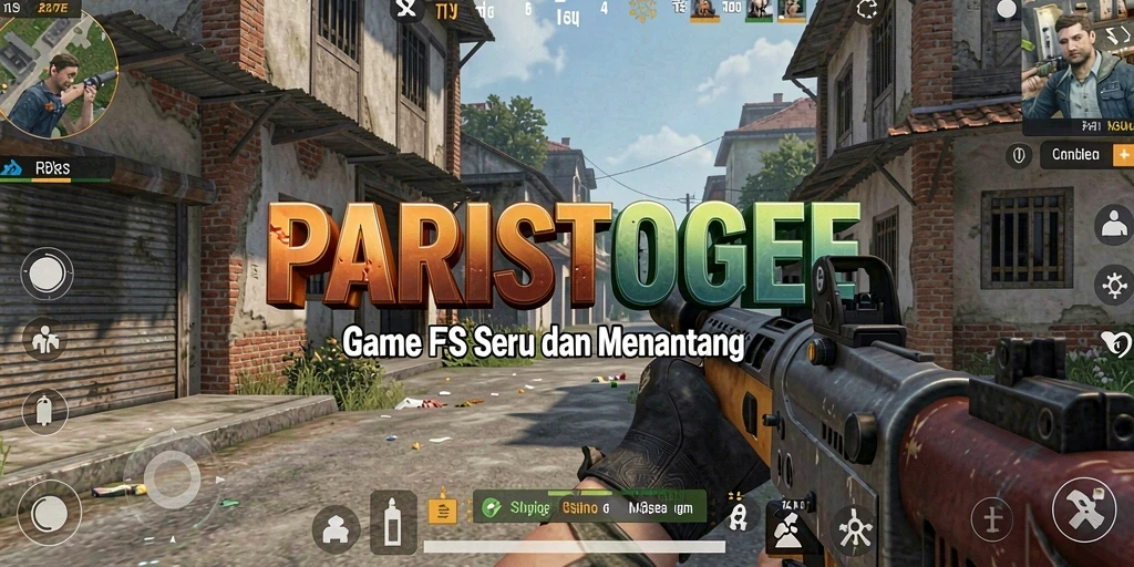 Tampilan gameplay <strong>PARISTOGEL</strong> dengan aksi menembak yang seru.