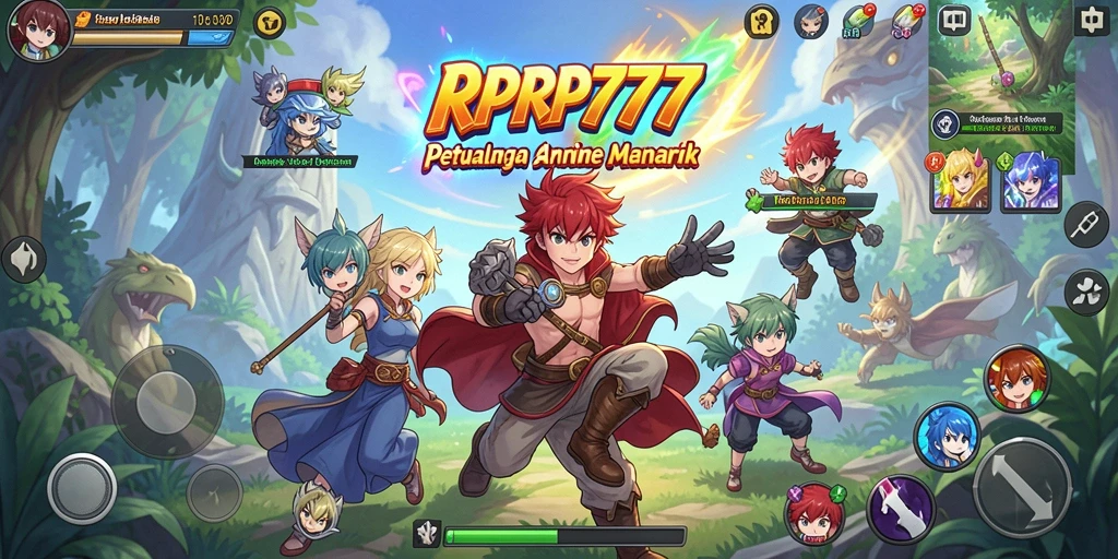 Tampilan gameplay seru dan karakter Anime yang menggemaskan.