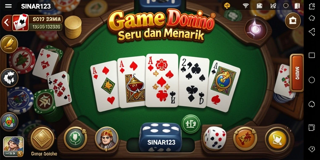 Tampilan menawan dari gameplay SINAR123 yang seru dan kompetitif.