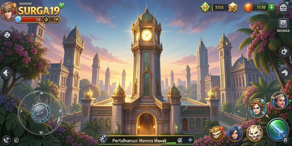 Gameplay mendebarkan di SURGA19 yang menunjukkan strategi Tower Defense.