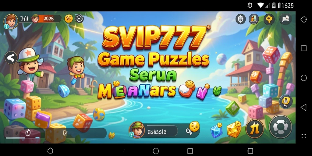 Tampilan gameplay puzzle yang menantang di SVIP777.
