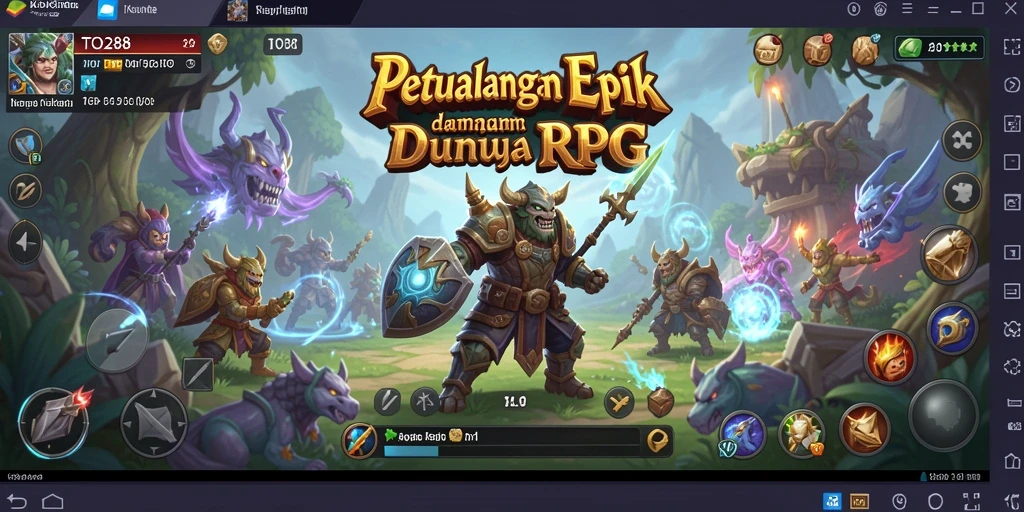 Gameplay seru dan mendebarkan di dunia RPG TO288.