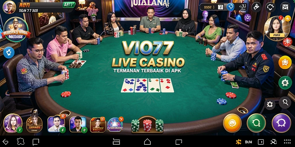 Gameplay Live Casino yang menarik dan real-time di VIO77.